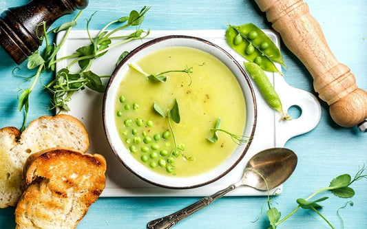 Erwtensoep met GREENOLIA BIO olijfolie