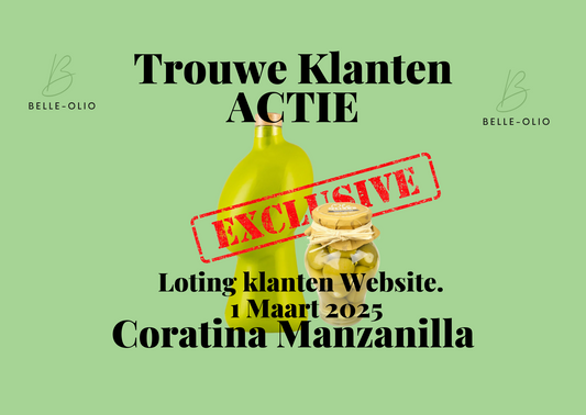 Loyaliteit Loont: Exclusieve Belle Olio Actie voor trouwe klanten en verwelkomt nieuwe klanten