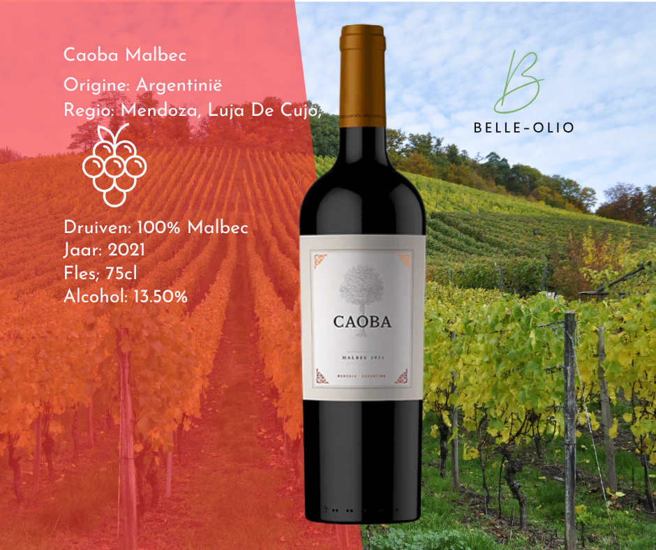 Caoba Malbec - Elegante fruitige en florale Argentijnse Malbec uit Mendoza