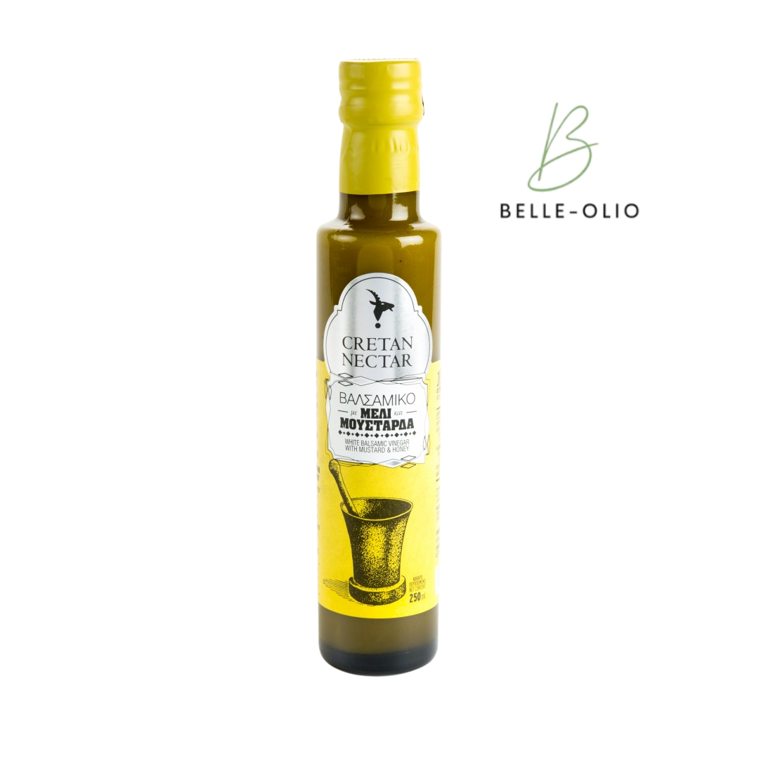 Witte balsamico azijn met honing & mosterd 250ml