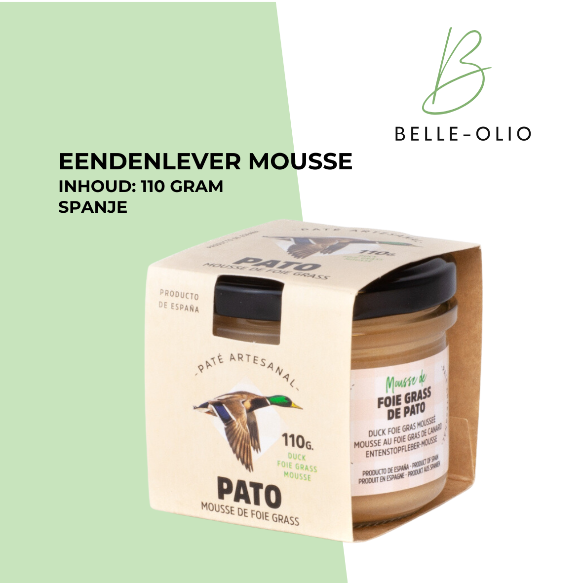 Eendenlever mousse - 110 gram Spaanse delicatesse