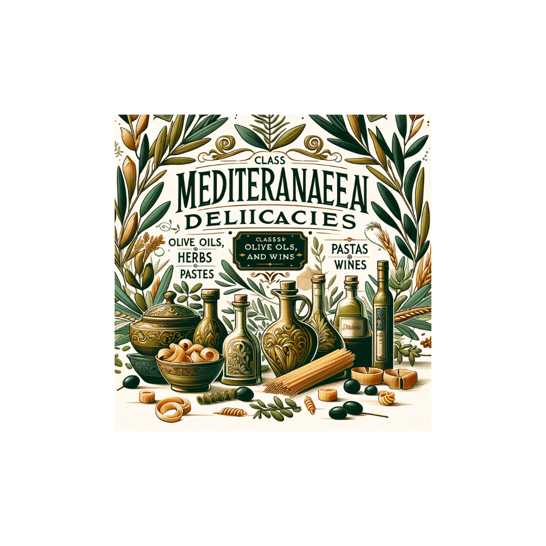 Mediterrane Delicatessen & Degustaties Een wereld van smaak met Klasse Olijfoliën, Kruiden, Pasta's en Wijnen