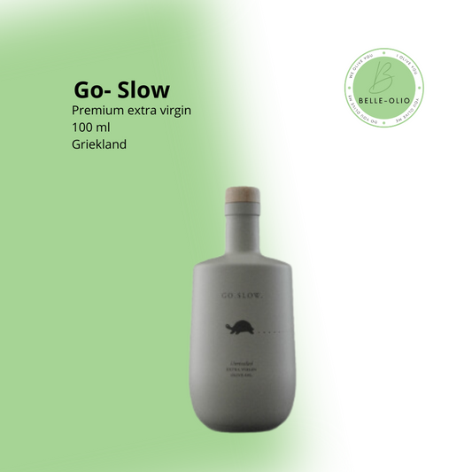 GO.SLOW. Extra virgin olive oil premium (100ml)