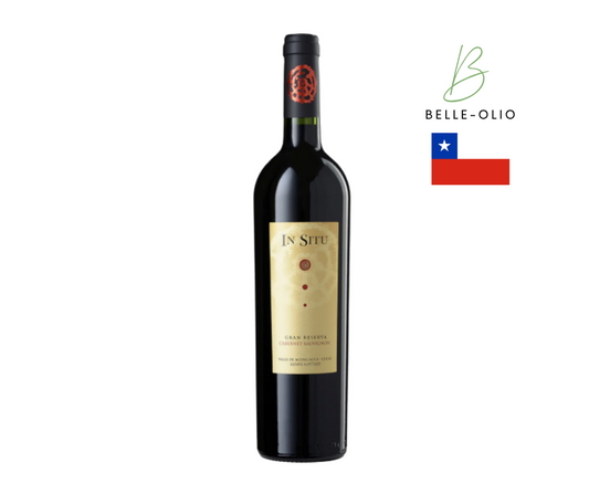 In Situ Gran Reserva Cabernet Sauvignon - Rijpe en volle Chileense Cabernet Sauvignon, verfrissend geurend naar rijp fruit, cassis, viooltjes en chocolade