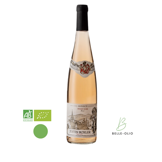 Domaine Justin Boxler PINOT NOIR ROSÉ AB 2022 - Geniet van de zomer in een glas met deze prachtige wijn uit de Elzas.