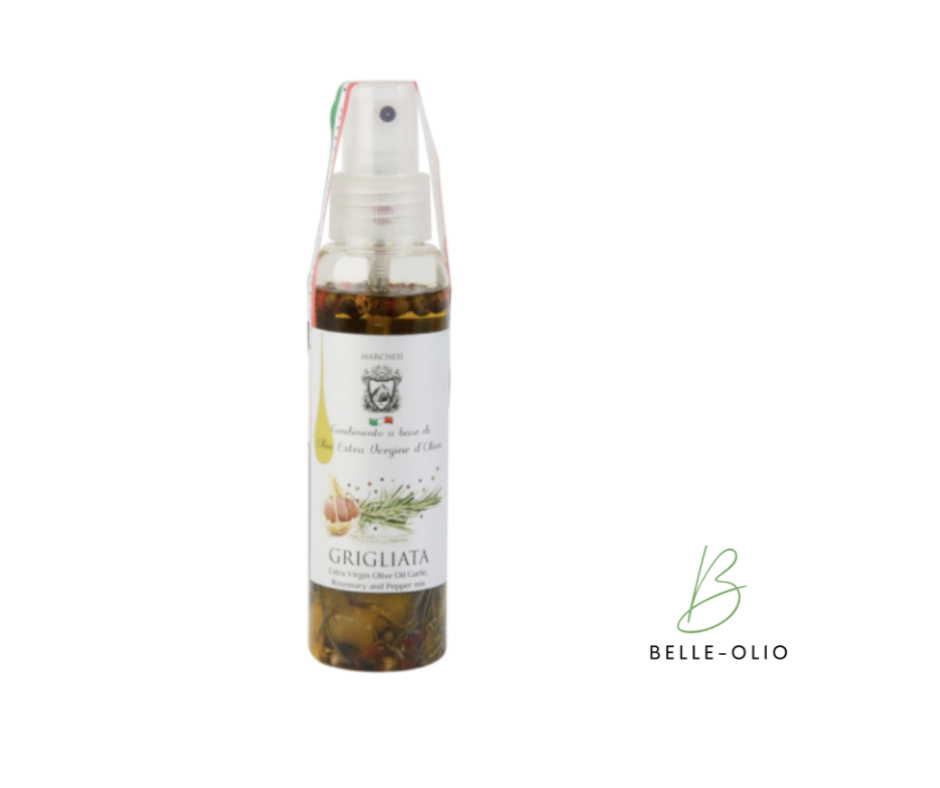 Olio Extra Vergine Grigliate Spray - Grilkruiden (knoflook, rozemarijn en 4-sezoens pepermix)