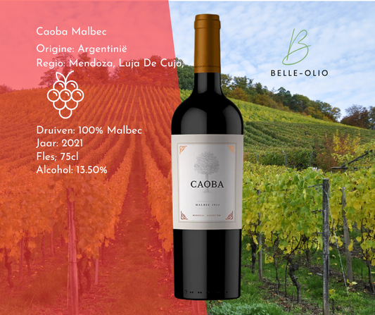 Caoba Malbec  - Elegante fruitige en florale Argentijnse Malbec uit Mendoza