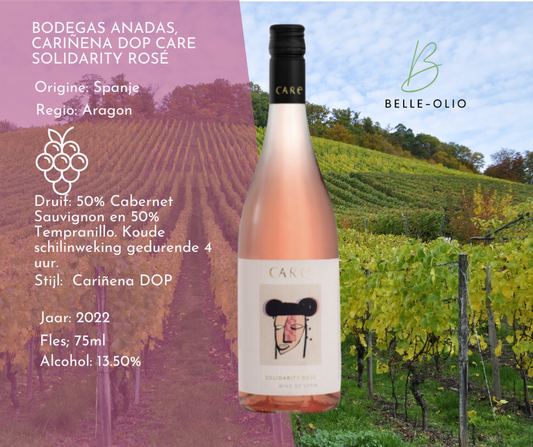 BODEGAS ANADAS, CARIÑENA DOP CARE SOLIDARITY ROSÉ  2023