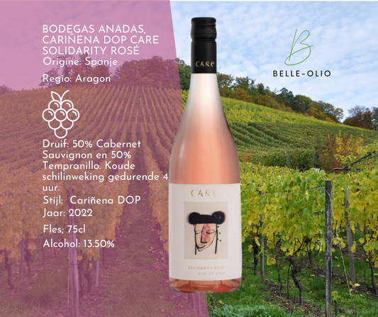 BODEGAS ANADAS, CARIÑENA DOP CARE SOLIDARITY ROSÉ  2023