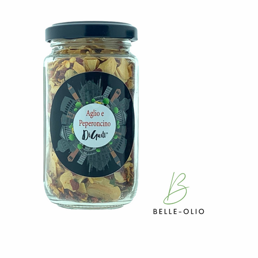Ontdek de smaken van Italië met onze heerlijke Italiaanse kruidenmix - Aglio, Olio e Peperoncino 90gr