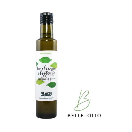 basilicum olijfolie (Manzanilla olijven) 250 ml