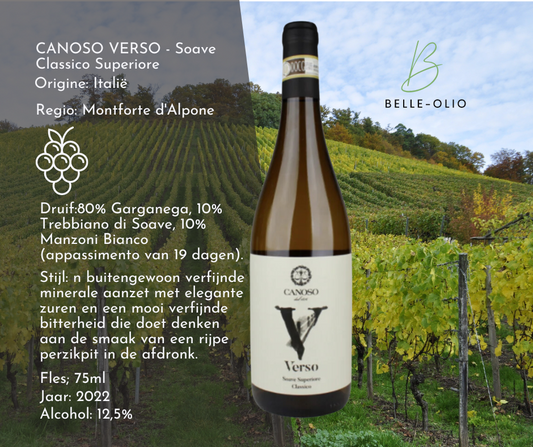 Canoso VERSO - Soave Classico Superiore 2020 : Sublieme Finesse en Regionale Delicatessen