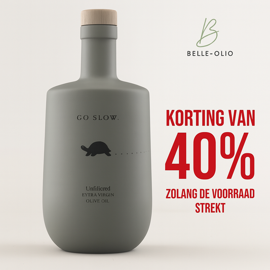 GO.SLOW. premium extra virgin olijfolie fles 500ml