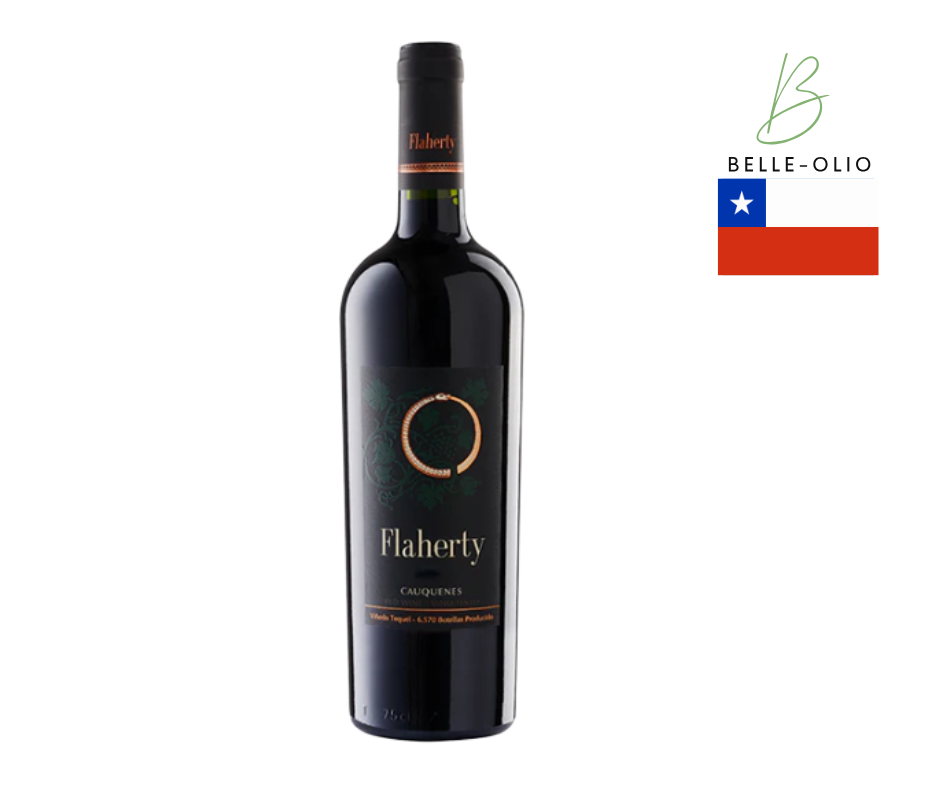 Flaherty Wines Tequal Vineyard Cauquenes Red Blend - Krachtige en complexe Chileense blend met Tempranillo als basis. Strak en smaakvol