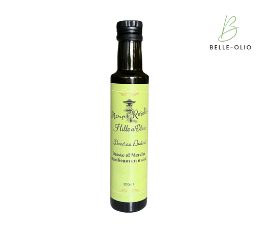 Basilicum en Munt Olijfolie van Piqual Olijven 500ml