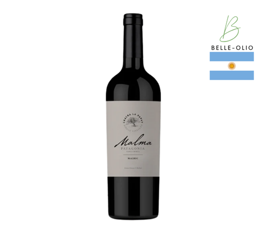 Malma Chacra La Papay Malbec - Soepele Malbec uit Patagonië met een fruitig palet, zijdezachte tannines en een kruidige finish