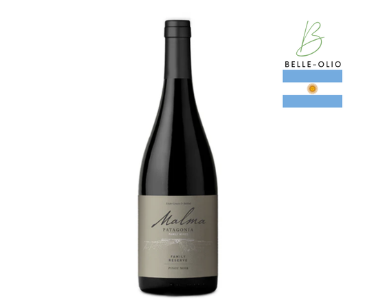 Malma Reserva de Familia Pinot Noir - Sappige Pinot Noir uit Patagonië met een fruitig aroma en een elegante kruidige afdronk