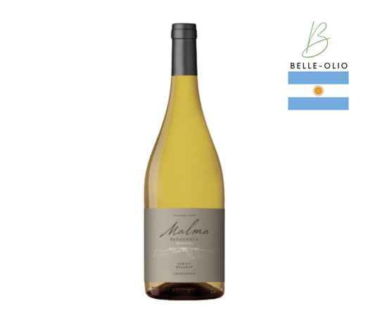 Malma Reserva de Familia Chardonnay - Rijke en volle Chardonnay uit Patagonië met een attractief aroma, een intens smaakpallet en een elegante afdronk