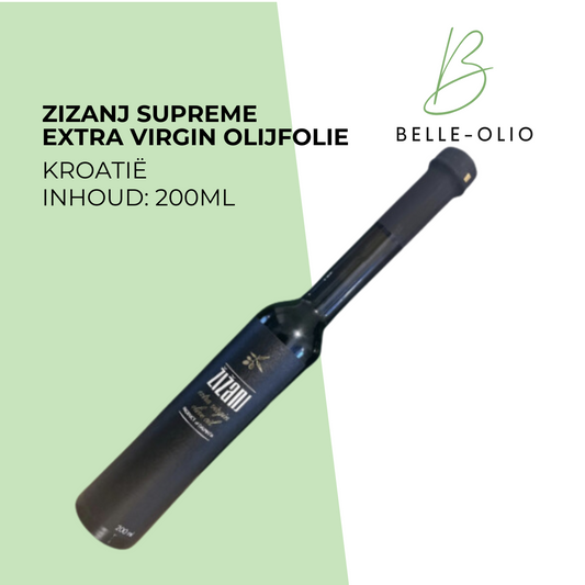 Zizanj Supreme Extra Virgin Olijfolie  200 ml - Kroatië: De Essentie van Pure Kwaliteit